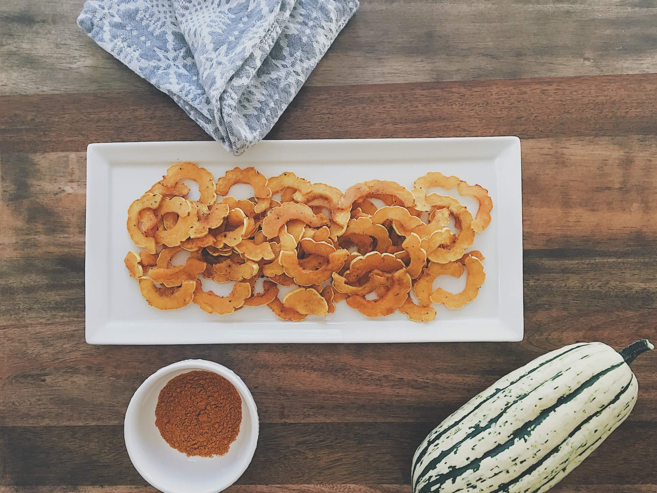 Curry-Roasted Delicata Squash