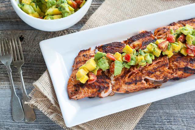 Blackened-Salmon-With-Mango-Avocado-Salsa