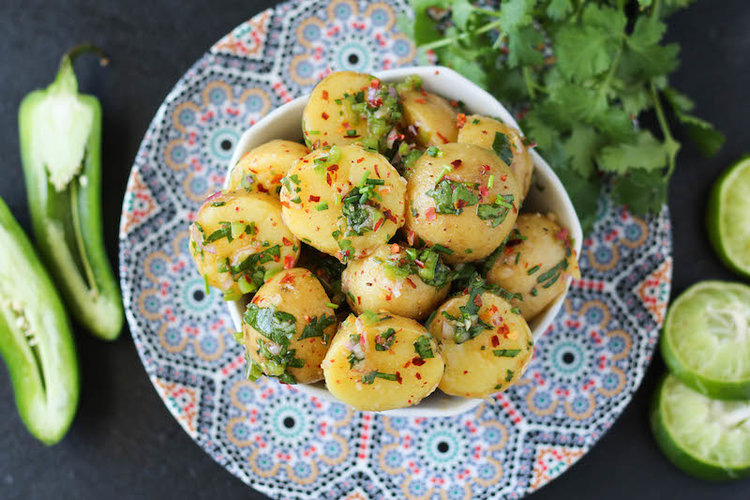 Jalapeño-Cilantro-Lime-Potato-Salad